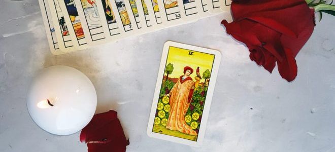 Nine of Pentacles tarot card meanings